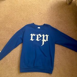 TAYLOR SWIFT blue Reputation sweatshirt